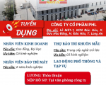 CÔNG TY CỔ PHẦN PHL TUYỂN DỤNG - 2024